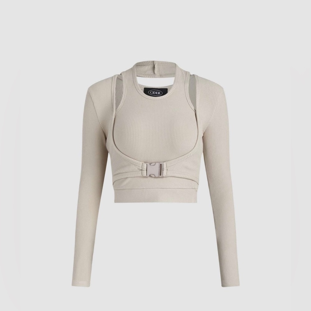 Long Sleeve buckle top